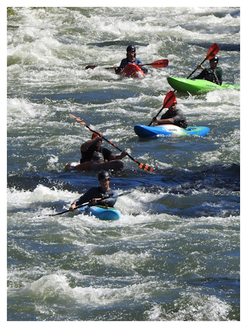 whitewater kayaking