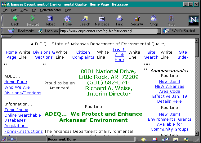 view of page in plain text